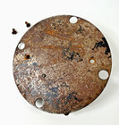 Antique Emerson Electric Fan Junior 9  Red Badge Base Plate  Oe Factory U s a 