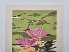Masaki Yoshida Japanese Woodblock Print Flower  5