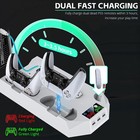 Ps5 Slim ps5 Pro Vertical Cooling Fan Stand Controller Charger Station For Ps5