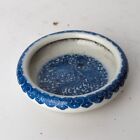 Antique Chinese Porcelain Phoenix Brush Washer Kangxi Six Character Blue White