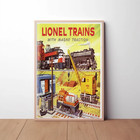 Lionel Trains Vintage Toy Railroad Advertising Poster Print 24x36