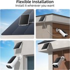 5v Solar Panel For Usb Power Cctv Camera Security Cam Battery Charger Outdoor