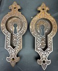 1875 Nos Eastlake Victorian Russell   Erwin Double Pocket Door Sliding Door Set