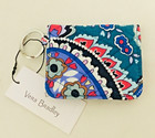 Vera Bradley      haymarket Paisley Jewel    Campus Double  Id Case   Nwt