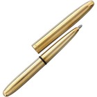 Fisher Space Pen Bullet Space 3 75  Brass Water Resistant Writing Pen 