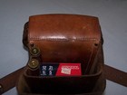 Vintage Hand Tooled Leather 12 Gauge Shotgun Shell Bag   Belt