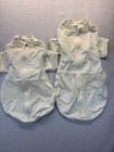 Happiest Baby Sleepea Snoo Swaddle Sleep Sack Lot Of 2 White Mesh Sizes S   M