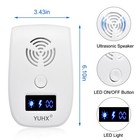 Ultrasonic Pest Repeller 6 Packs Electronic Indoor Plug In For Insects  Pest Con