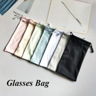 2x Premium Microfiber Pouch Bag Cleaning Case Sunglasses Eyeglasses High Quality