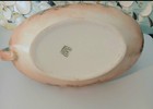T y Limoges France Vintage Gravy Boat Gold Trim Pink Floral
