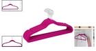 10 Super Slim Fuchsia Velvet Huggable Hangers For Optimal Closet Organization