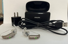 Philips Hearlink 9040 Mnr Tr Rechargeable Hearing Aids And Charger