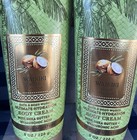 Bath   Body Works Waikiki Beach Coconut  Body Cream Set Of 2  New 