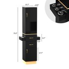 Hair Styling Barber Station Drawer Storage Beauty Salon Spa Cabinet Equipment