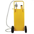 30 Gallon Gas Fuel Diesel Caddy Transfer Tank Container W  Rotary Pump Auto New