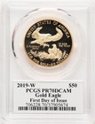 2019-w Proof Gold Eagle 1 Oz Fdi John Pcgs Ms70 Mercanti