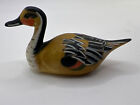 Vintage Enesco 1983 Miniature Handpainted Holiday Duck Ornaments Set Of 3