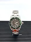 Seiko Prospex Solar Diver s Green Sunray Dial Stainless Steel Men Watch Sne583