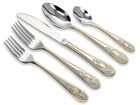 72-piece Italian Collection  Luxury Flatware Set For 12  18 10 Stainless Steel