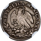 1839 Ga Mc Mexico 1 2 Real  Ngc Xf 40  Km-370 5  Guadalajara Mint  Very Rare