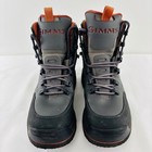 Simms Freestone Felt Sole Fly Fishing Wading Outdoor Boots Gray Gunmetal Mens 7