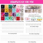 Xmada Jewelry Making Supplies Kit - 1587 Pcs Beads  Crystal Beads  Jewelry
