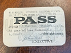 1918 Us Naval Reserve Training Station Pass  Low  14