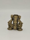 Hollywood Regency Vintage Brass Cherub Lipstick Holder  350