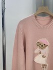 Polo Ralph Lauren Polo Bear Wool Blend Knit Pink Sweater Women s L