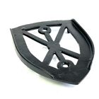 Antique Sad  Flat Iron Trivet Stand  Unsigned  Gate Marks   Black Restored 1800s