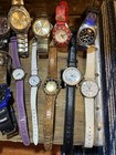 33 Vintage Assorted Men   s And Women   s Watches Untested Lot