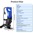 1200w Electric Hydraulic Hole Puncher Knockout Punch   1 4 -4 5  Metal Hole Punch