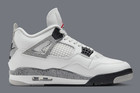 Jordan 4 Retro White Cement  2025  Men s Mid Top Basketball Shoes