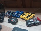 Lot Of 8 Anki Overdrive Drift Cars With Oem Chargers And 3 Pods