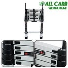 Portable Extension Aluminum Telescoping Lightweight Ladder W stabilizer 10 5ft
