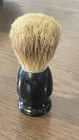 Vintage Mcm Plisson 1808 French Luxury Badger Shaving Brush Resin Black Handle