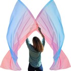 Christian Dance Flags Church Chiffon Lightweight Praise Dance Flags For Worship