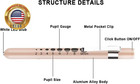 Pen Lights For Nurses Doctors  2 Pack Reusable Medical Penlight With Pupil Gauge