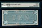 Ac T-68  10 1864 Confederate Currency Csa Pmg 63 Epq