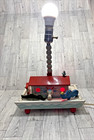 Vintage Wooden Noah s Ark Lamp 4-way Light Settings Nursery Decor No Shade bulbs