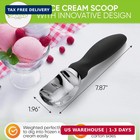 Heavy Duty Ice Cream Scoop With Comfortable Handle - Professional Ic