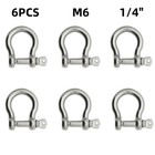 Clearance 1 5   1 4   5 16   3 8   1 2   5 8  Shackle D Rings Anchor Bow Shackle