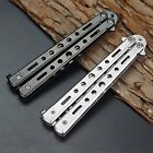 Butterfly Trainer Training Dull Knife Tool Black Metal Practice
