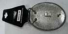 New Hot Buckles Hb118  Shiny Silver Colored Belt Buckle 4 25    X 3 25   