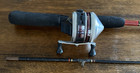 Vintage Purple Band Zebco 33 Reel   Rhino Glowtip 5  6  Casting Rod Combo - 2 Pc