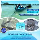 Wavesrx Pwc Anchoring Bundle - 5lb Trianchor With 7ft Anchormate Bungee Line  st