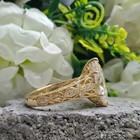 2ct Marquise Lab Created Diamond Women s Engagement Ring 14k Yellow Gold Plated