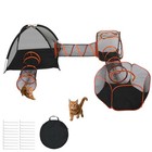 6in1 Portable Cat Play Tent With Tunnels  Cat House For Indoor   Outdoor Palying