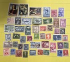 48 Vintage Stamp Lot  from Around The World   Lot 5 Mostly Used Stamps