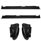 Fit 2002-2008 Dodge Ram Quad Cab 1500 2500 3500 Rocker Panels   Cab Corners 4pcs